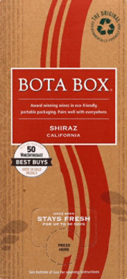 Bota Box Wine Delicato Shiraz - 3 Liter - Image 6