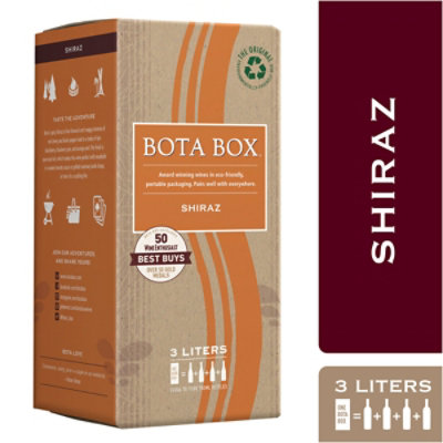 Bota Box Shiraz Red Wine California - 3 Liter