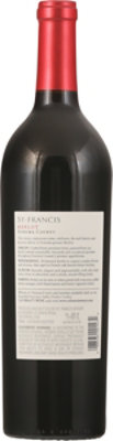 St Francis Merlot Wine - 750 Ml - Image 4