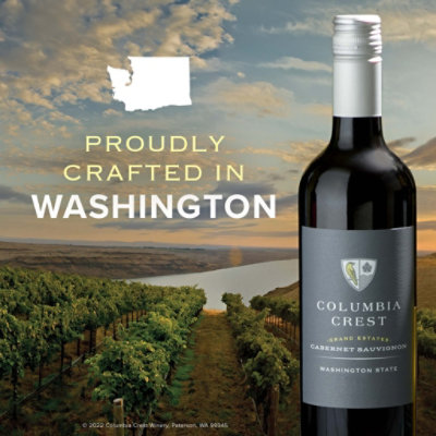 Columbia Crest Grand Estates Cabernet Sauvignon Red Wine - 750 Ml - Image 5