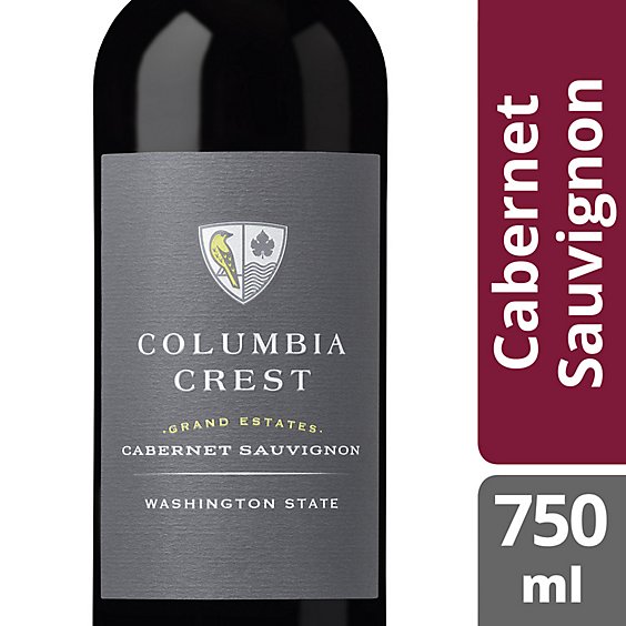 Columbia Crest Grand Estates Cabernet Sauvignon Red Wine - 750 Ml