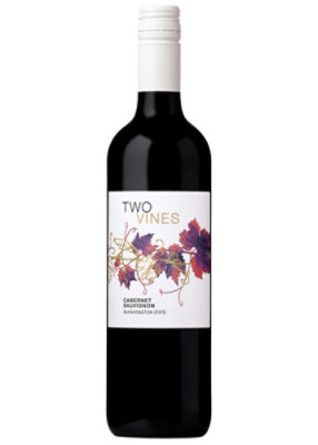 Two Vines Wine Cabernet Sauvignon - 750 Ml - Image 2