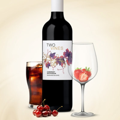 Two Vines Wine Cabernet Sauvignon - 750 Ml - Image 3