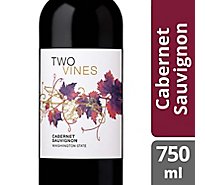 Two Vines Wine Cabernet Sauvignon - 750 Ml