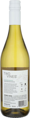 Two Vines Wine Chardonnay - 750 Ml - Image 6