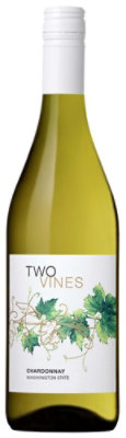 Two Vines Wine Chardonnay - 750 Ml - Image 2