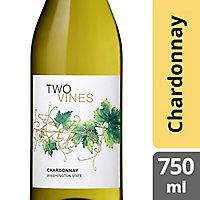 Two Vines Wine Chardonnay - 750 Ml - Image 1