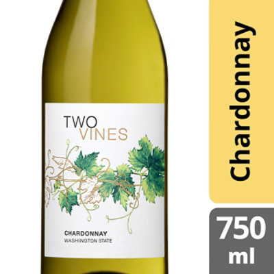 Two Vines Wine Chardonnay - 750 Ml - Image 1