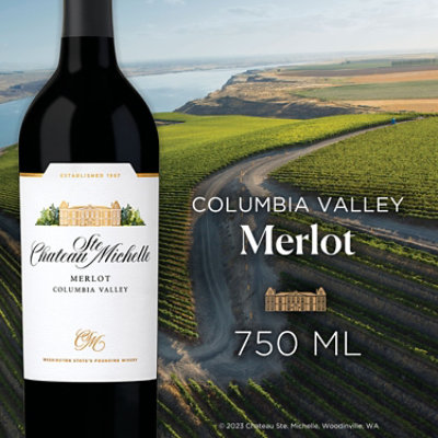 Chateau Ste. Michelle Columbia Valley Merlot Red Wine - 750 Ml - Image 1