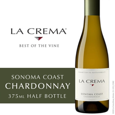 La Crema Sonoma Coast Chardonnay White Wine Half Bottle - 375 Ml - Image 1