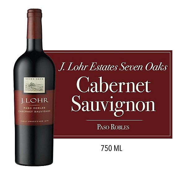 J. Lohr Estates Seven Oaks Cabernet Sauvignon Wine -  750 Ml