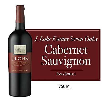 J. Lohr Estates Seven Oaks Cabernet Sauvignon Wine -  750 Ml - Image 1