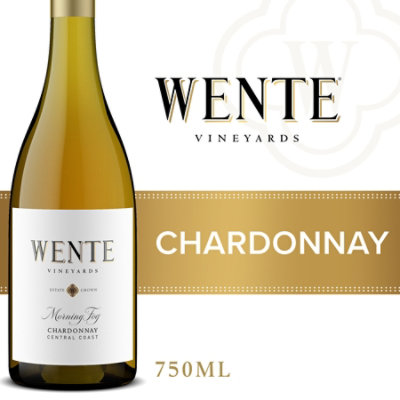 Wente Wine Chardonnay Morning Fog Livermore Valley San Francisco Bay - 750 Ml - Image 1