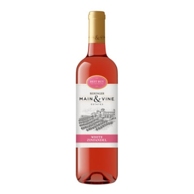 Beringer Main & Vine White Zinfandel Pink Wine - 750 Ml