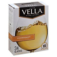 Peter Vella Chardonnay White Box Wine - 5 Liter - Image 1