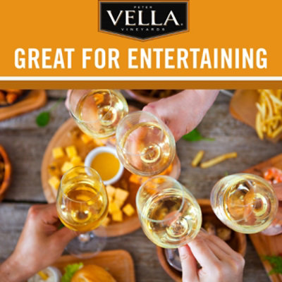 Peter Vella Chardonnay White Box Wine - 5 Liter - Image 4