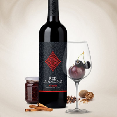 Red Diamond Wine Merlot Washington State - 750 Ml - Image 5