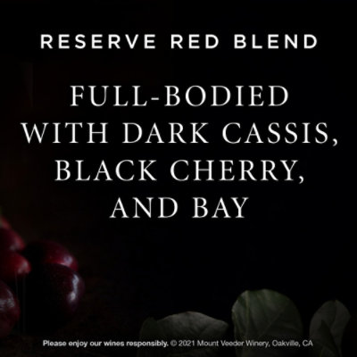 Mount Veeder Reserve Red Wine - 750 Ml - Image 2