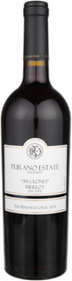 Peirano Estate Vineyards Heritage Collection Six-Clones Merlot Wine - 750 Ml