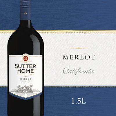 Sutter Home Merlot Red Wine Bottle - 1.5 Liter - Image 1