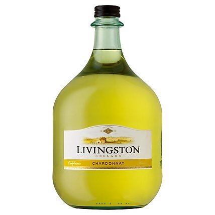 Livingston Cellars Chardonnay White Wine - 3 Liter - Image 2