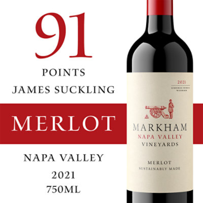 Markham Napa Valley Merlot Wine - 750 Ml - Image 1