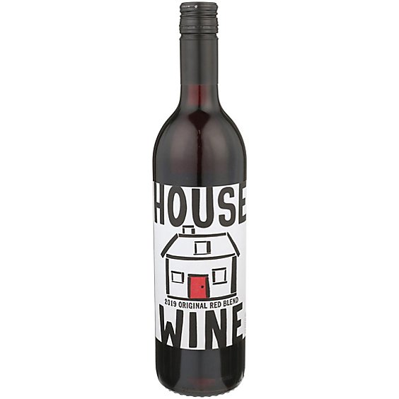 House Wine Wine Red Original Blend - 750 Ml