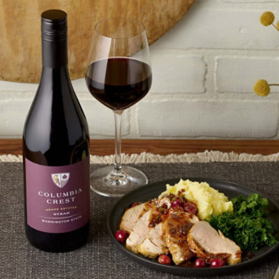 Columbia Crest Grand Estates Syrah Red Wine - 750 Ml - Image 5