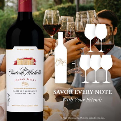 Chateau Ste. Michelle Indian Wells Cabernet Sauvignon Red Wine - 750 Ml - Image 5