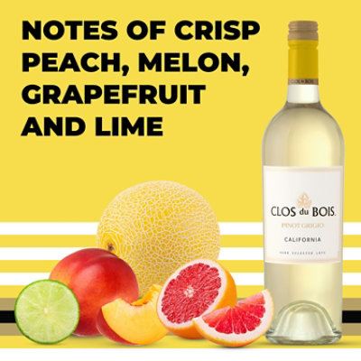 Clos du Bois Wine White Pinot Grigio - 750 Ml - Image 3