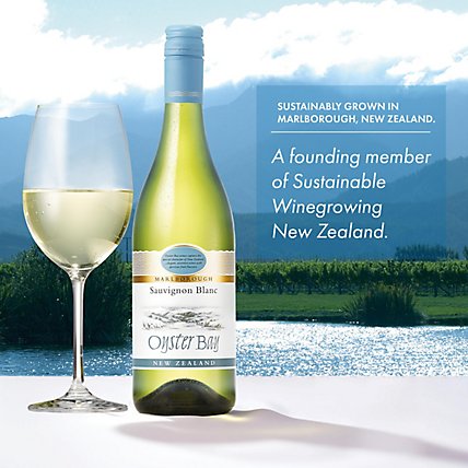 Oyster Bay Sauvignon Blanc White Wine - 750ml - Image 6