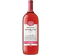 Beringer Main & Vine White Zinfandel Pink Wine - 1.5 Liter
