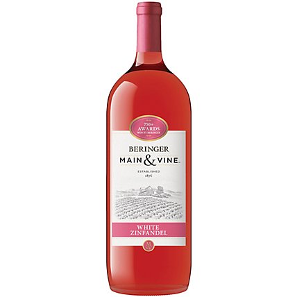 Beringer Main & Vine White Zinfandel Pink Wine - 1.5 Liter - Image 1