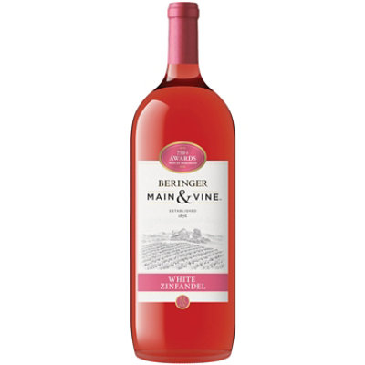 Main & Vine Beringer Zinfandel Pink White Wine - 1.5 Liter