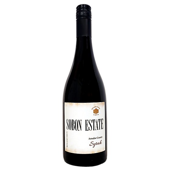 Sobon Estate Syrah Wine - 750 Ml