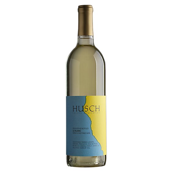 Husch La Ribera Blanc White Wine - 750 Ml