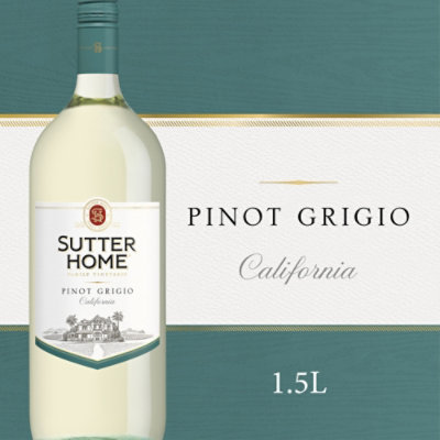 Sutter Home Pinot Grigio White Wine Bottle - 1.5 Liter - Image 1