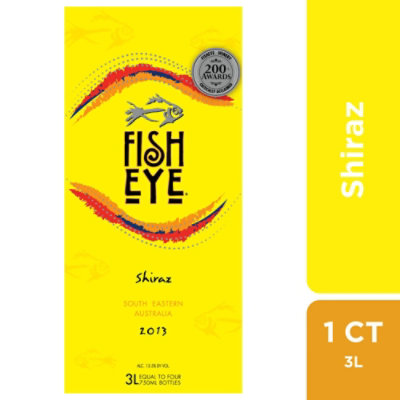 Fisheye Shiraz Red Wine - 3 Liter - Image 1