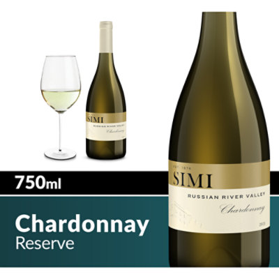 SIMI Russian River Valley Chardonnay White Wine - 750 Ml