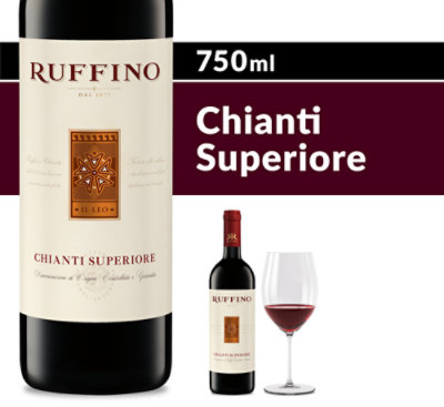 Ruffino Il Leo Chianti Superiore DOCG Sangiovese Red Blend Italian Red Wine - 750 Ml - Image 1