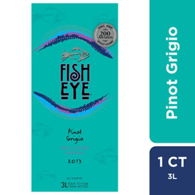 Fish Eye Pinot Grigio White Wine - 3 Liter