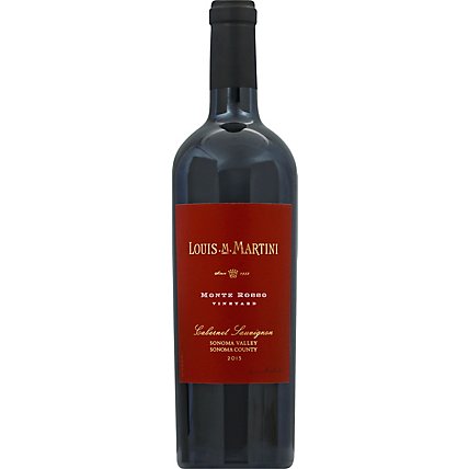 Louis M Martini Monte Rosso Vineyards Cabernet Sauvignon Wine - 750 Ml - Image 2