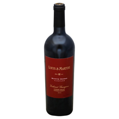 Louis M Martini Monte Rosso Vineyards Cabernet Sauvignon Wine - 750 Ml