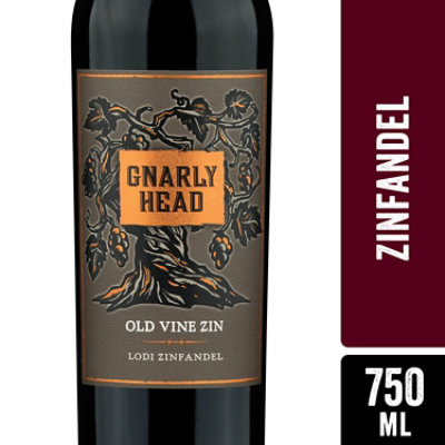 Gnarly Head Old Vine Zinfandel Wine - 750 Ml - Image 1