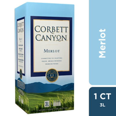 Corbett Canyon Merlot Red Wine - 3 Liter
