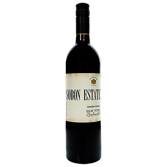 Sobon Estate Old Vines Zinfandel Wine - 750 Ml