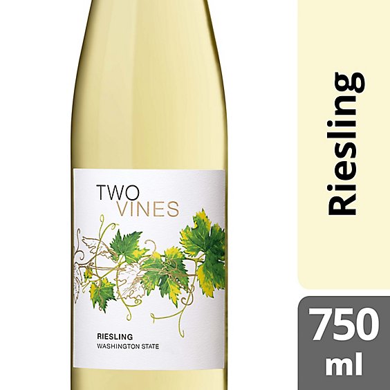 Two Vines Wine Riesling - 750 Ml