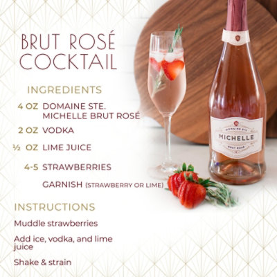 Domaine Ste. Michelle Wine Brut Rose - 750 Ml - Image 3