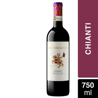 Cavaliere d Oro Gabbiano Chianti Italian Red Wine - 750 Ml - Image 1