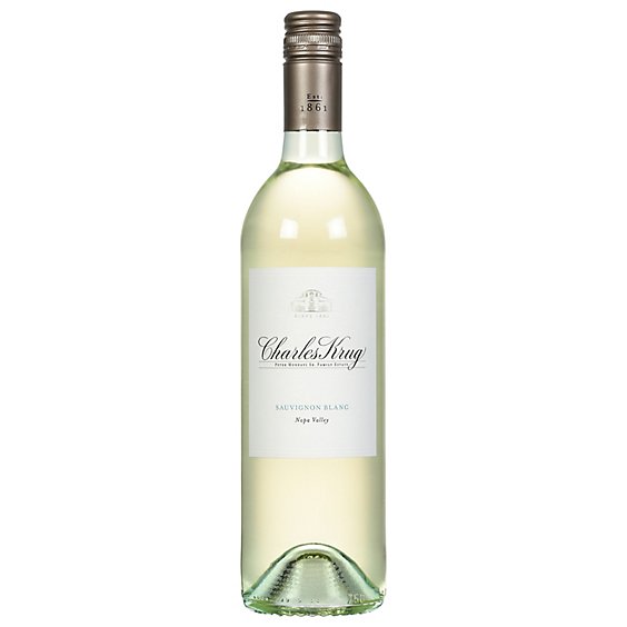 Charles Krug Wine Sauvignon Blanc Napa Valley 2019 - 750 Ml